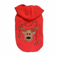 Mosunx Pet Puppy Dog Christmas Clothes Costume Outwear Coat Apparel Hoodie L