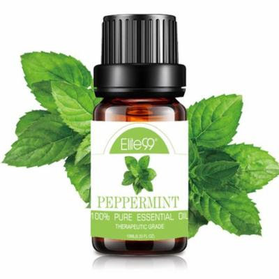 Elite99 10ML Peppermint Essential Oil 100% Pure & Natural Aromatherapy Oils For Diffuser,Massage,Relaxation