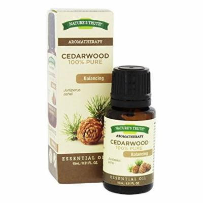3 Pack Natures Truth Aromatherapy Essential Oil 100% Cedarwood Oil 0.51 Fluid Oz
