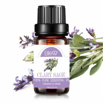 Elite99 10ML Clary Sage Essential Oil 100% Pure & Natural Aromatherapy Oils For Diffuser,Massage,Relaxation