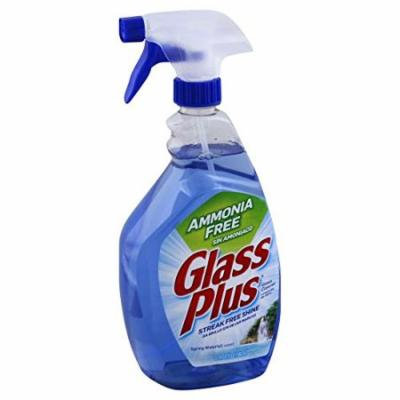 9 Pack Glass Plus Glass Cleaner Streak Free Shine, Spray Ammonia-Free 32 Oz Each