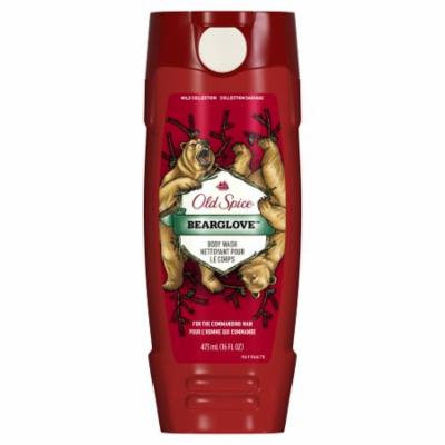Old Spice Men's Body Wash, Wild Collection Bearglove, 16 Fl Oz (Pack of 8)