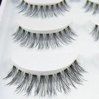 5 Pairs Handmade Natural Cross Eye Lashes Extension Makeup Long False Eyelashes