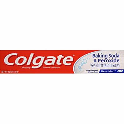 5 Pack Colgate Baking Soda and Peroxide Whitening Toothpaste 6 oz Each