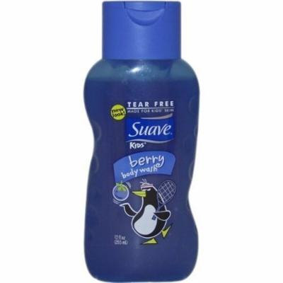 4 Pack Suave Kids Body Wash Berry Blue 12oz Each