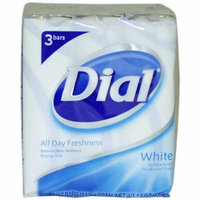 4 Pack Dial Antibacterial Deodorant Soap 4oz Bars White 3 Each
