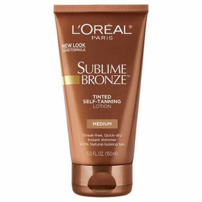 L'Oreal Paris Sublime Body Expertise Bronze Tinted Self-Tanning Lotion,Medium5.0 fl oz(pack of 6)