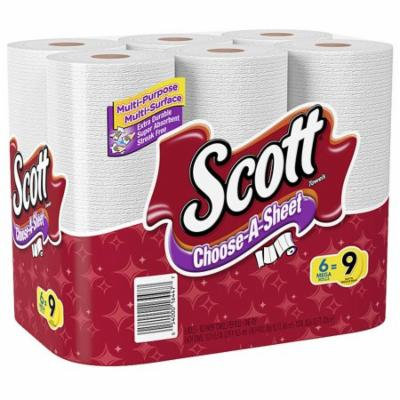 Scott Choose-a-Size Paper Towels Mega White6.0 ea(pack of 1)