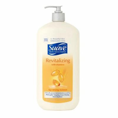 Suave Revitalizing with Vitamin E Body Lotion, 18 oz (Pack of 24)