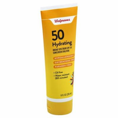 Walgreens Moisturizing Sunscreen Lotion SPF 50 Tube8.0 oz.(pack of 3)