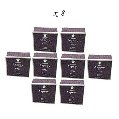 LOT: 8 Travel Size Asprey London Purple Water Soap - 1.05 Ounces
