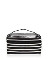 Kate Spade New York Micah Nylon Cosmetics Case, Size One Size - Black/ Clotted Cream