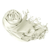 Peach Couture Soft and Silky Bamboo Rayon Luxurious Eco-Friendly Shawl (Silver)