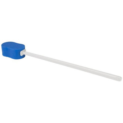 Straight handle contoured sponge