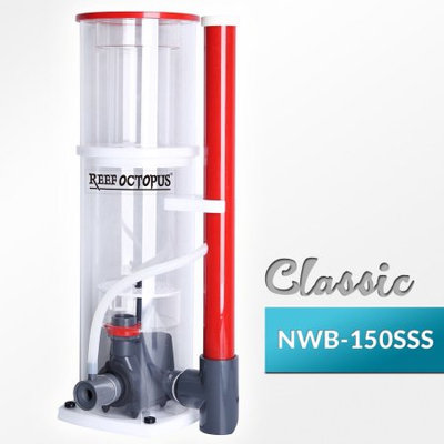 CoralVue Reef Octopus Space Saver Protein Skimmer 150 gal Rating NWB-SSS-150