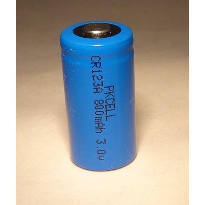 One (1) New CR123A CR123 CR 123A 3.0V 3V BT Lithium Battery PKCELL, ship from USA,Brand PK Cell