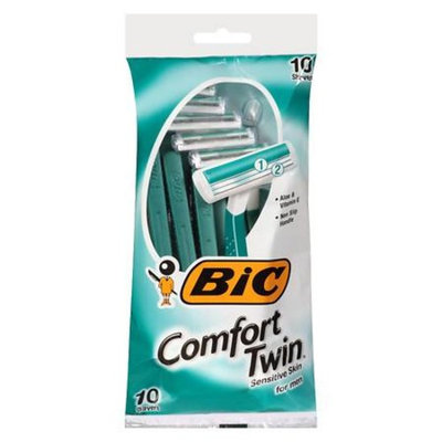 BiC Comfort Twin Sensitive for Men, Disposable Shaver 10.0 ea(pack of 6)