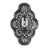 HomArt Sala Iron Candle Wall Sconce