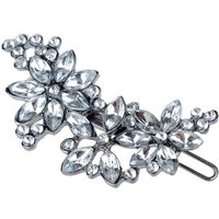 HSF Women's Rhinestone Flower Crystal Hair Clip Pin