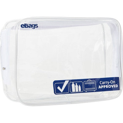 eBags Zippered Clear Quart Pouch Clear - eBags Packing Aids