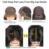 150% Density Curly Lace Front Human Hair Wigs With Baby Hair Pre Plucked 13X6 Short Human Hair Bob Wigs Brazilian Remy Dorosy Hair