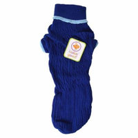 Fashion Pet Cable Knit Dog Sweater - Blue Large (19