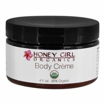 Organic Body Creme - 4 oz. by Honey Girl Organics (pack of 3)