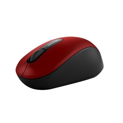 Microsoft Corp. Microsoft PN7-00011 Bluetooth Mobile Mouse 3600 - Mouse - optical - 4 buttons - wireless - Bluetooth 4.0 - red