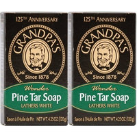Grandpa's Pine Tar Soap Bath-Size 4.25 oz 5-Pack