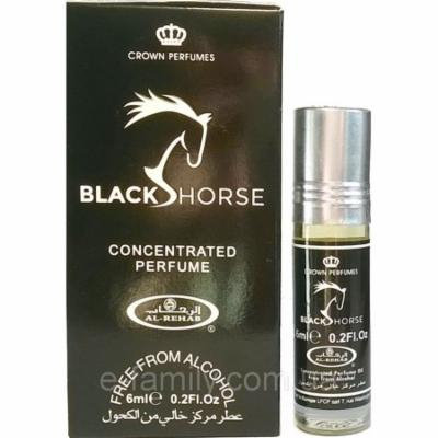 Black Horse - 6ml (.2 oz) Perfume Oil by Al-Rehab-24 pack
