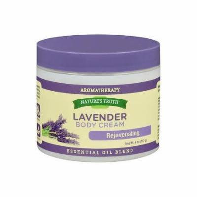 6 Pack Natures Truth Aromatherapy Lavender Rejuvenating Body Cream 4oz Each
