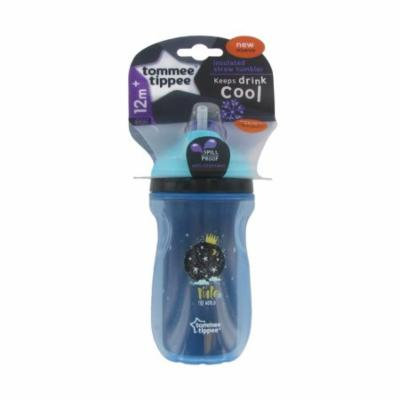 Tommee Tippee Insulated Straw Tumbler - 9 Ounce - Blue - Moon Rule The World