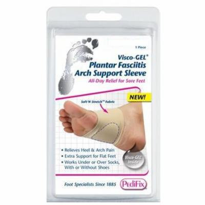 2 Pack Pedifix Plantar Visco-Gel Sleeve Arch Support Large/Xlarge 1 Count Each