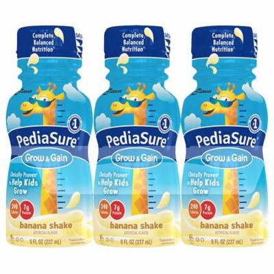 PediaSure Complete, Balanced Nutrition Shake Banana8.0 fl oz x 6 pack(pack of 3)
