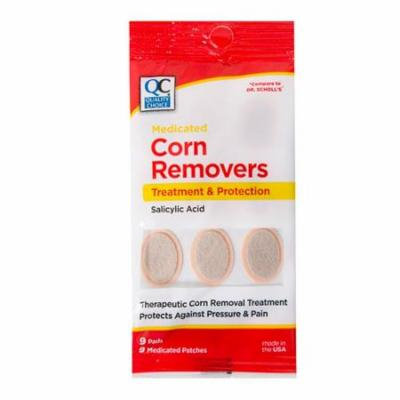 5 Pack Quality Choice Medicated Corn Removers 9 Pads Each