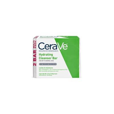 6 Pack CeraVe Hydrating Cleansing Bar Soap, 2-pack (4.5 oz each)