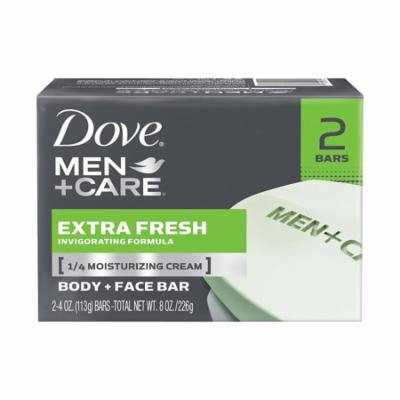 5 Pack Dove Men+Care Body and Face Bar Extra Fresh 4oz 2 Bar Each