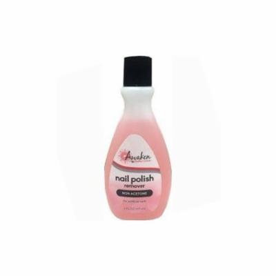 3 Pack Awaken by Quality Choice Nail Polish Remover Non Acetone 6oz Each
