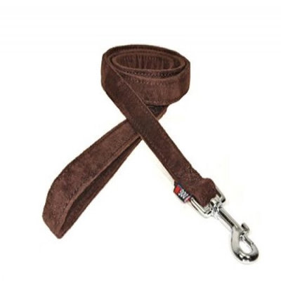 Dogline M8062-6 6 ft. L x 0. 75 W inch Comfort Microfiber Dog Leash, Brown