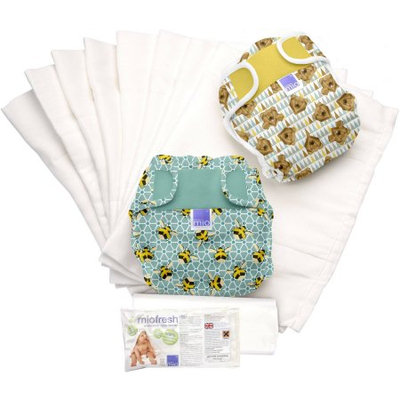 Bambino Mio Miosoft Reusable Nappy Set Size 2 - Geometric A