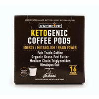 Rapid Fire Ketogenic Coffee Pods, 8.5 Oz, 16 pods