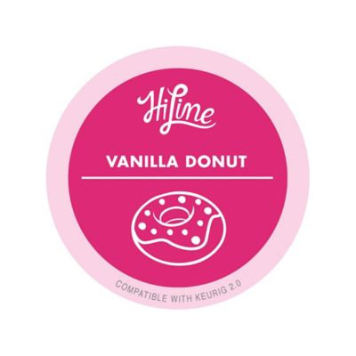 HiLine Vanilla Bean Donut K-Cup Coffee Pods for Keurig® 2.0 Machines