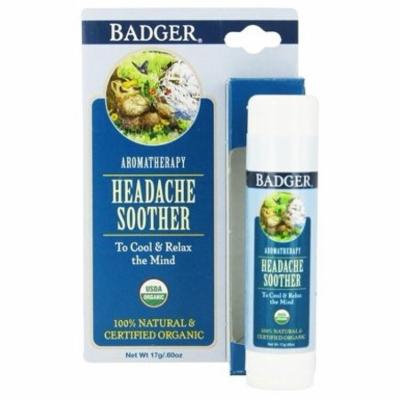 Headache Soother Balm Stick - 0.6 oz. by Badger (pack of 3)