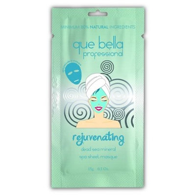 Que Bella® Rejuvenating Facial Sheet Mask - Dead Sea Mineral - 0.5oz