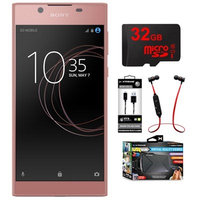 Sony Xperia L1 16GB 5.5-inch Smartphone Unlocked Pink w/ 32GB Memory Card Bundle