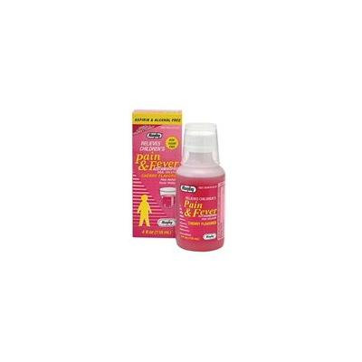 6 Pack Rugby Children's Pain & Fever Elixir Cherry 4oz Each