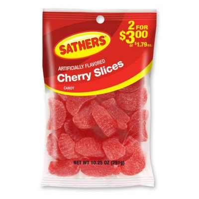 Ferrara Candy Company Sathers Cherry Slices Gummy Candy, 10.25 Ounce Bag