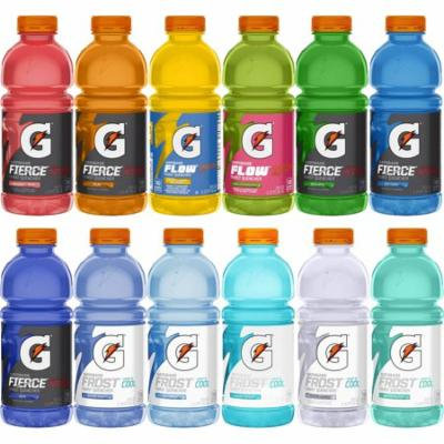 Gatorade Sports Drink, Sampler Variety Pack, 20 Fl Oz, 12 Ct