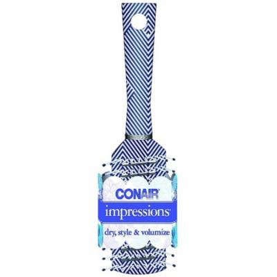 3 Pack - Conair Impressions Vent Hair Brush, Color May Vary 1 ea