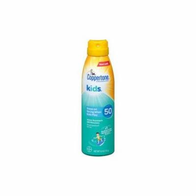 3 Pack Coppertone Kids Sunscreen Continuous Spray SPF50, 5.5 Ounces each